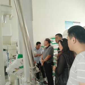 60噸面粉機客戶考察現(xiàn)場
